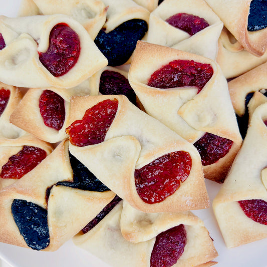 Northside Bakery “Kolaczki-Style” Fruit-Filled Butter Cookies – Raspberry, Apricot & Prune – Net Wt. 16 oz (453 g)