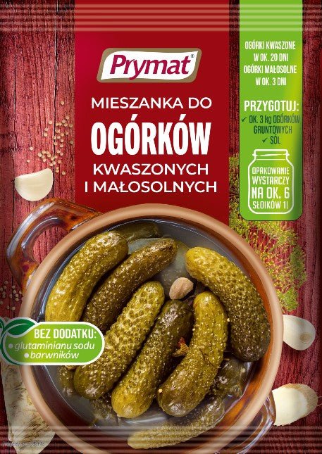 Prymat - pickling seasoning for sour pickles, net weight: 1.41 oz (40 g)