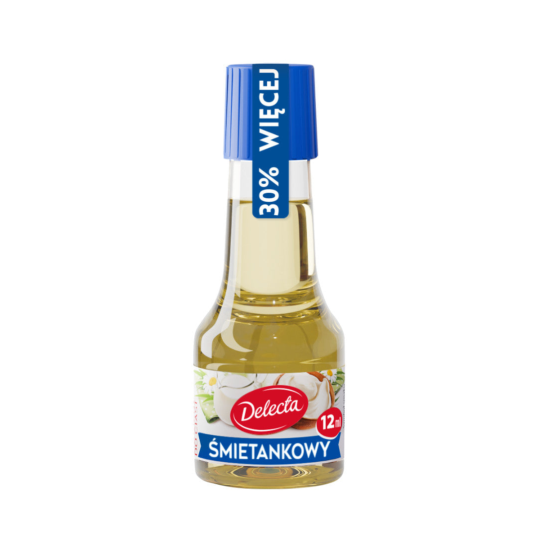 Delecta Cream Flavoring – Baking and Dessert Flavor Extract, Net Vol: 0.41 fl oz (12 ml)