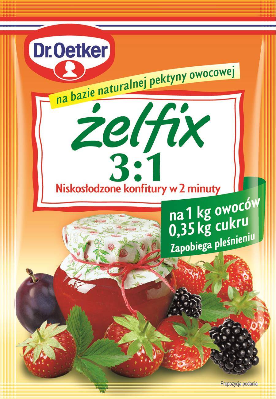 Dr. Oetker - Gelfix 3:1 Jam & Preserve Pectin, net weight: 1.41 oz
