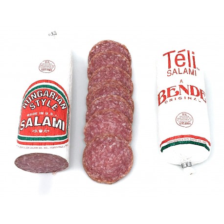 Bende - Teli Hungarian Brand salami, sliced, net weight: 0.5 lb
