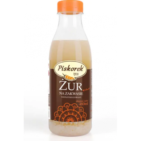 Piskorek - Żur na zakwasie, sour rye soup, net: 16.23 fl.oz (480 ml)