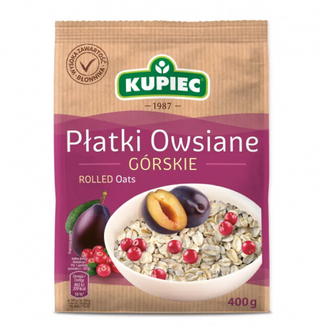 Kupiec - rolled oats, net weight: 14,11 oz