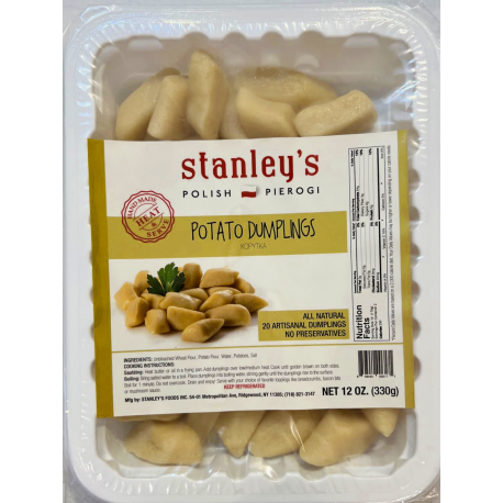 Stanley's Pierogi - potato dumplings (kopytka), net weight: 24.0 oz (2 pcs)