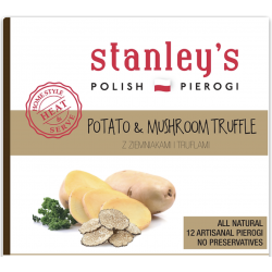 Stanley's Pierogi - potato & mushroom truffle, net weight: 30.0 oz (2 pcs)