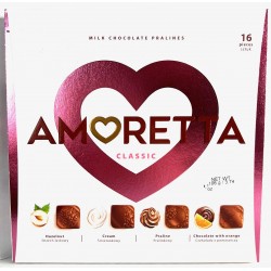 Mieszko Amoretta Classic - milk chocolate pralines in four flavors, net weight: 3.74 oz