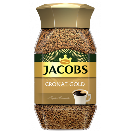 Jacobs - Cronat Gold, instant coffee, net weight: 7.05 oz