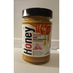 Vavel - multiflower honey with bee pollen, net weight: 14.11 oz