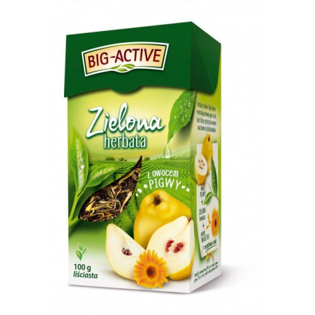 Big-Active - Green Tea with Quince (Loose Leaf), net weight: 3.5 oz (100 g)