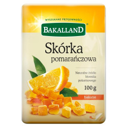 Bakalland - orange peel, net weight: 100 g