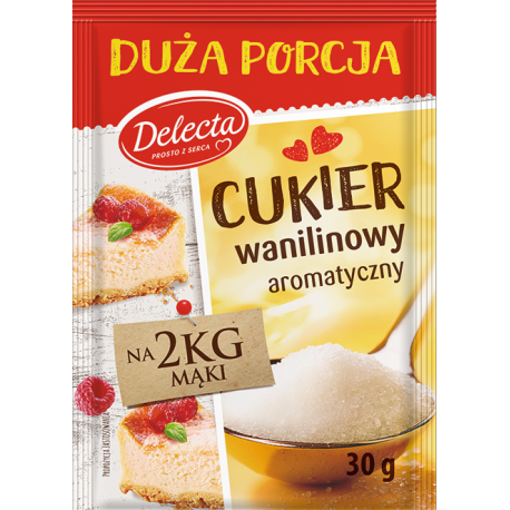 Delecta - vanillin sugar, net weight: 30g