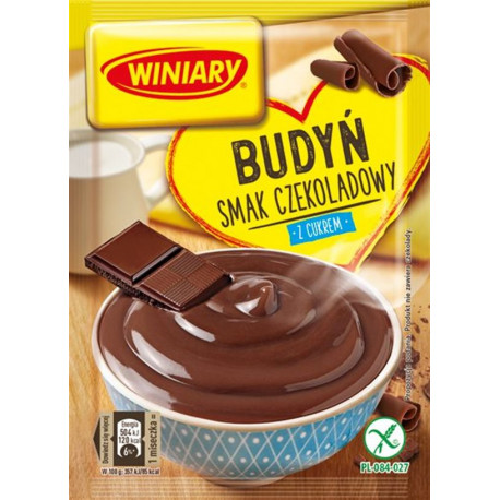 Winiary - chocolate pudding with sugar, net weight: 63 g