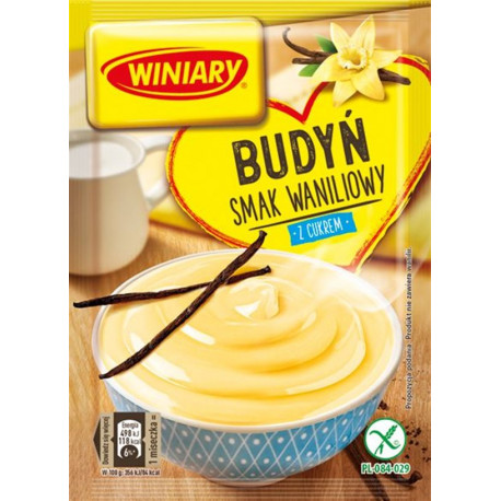 Winiary - vanilla pudding with sugar, net weight: 60 g