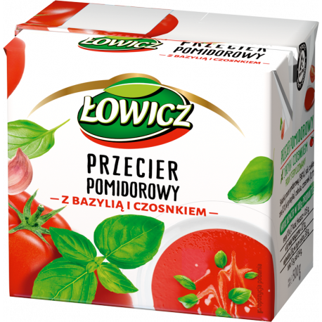 Łowicz - tomato puree with basil and garlic, net weight: 500 g