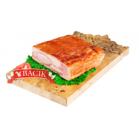 Pressed bacon, net weight: 1 lb