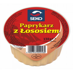 Seko - Paprykarz z Łososiem, paste with salmon, net weight: 130 g
