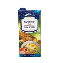 Krakus - Sour rye soup, net: 33.8 fl.oz (1 l)