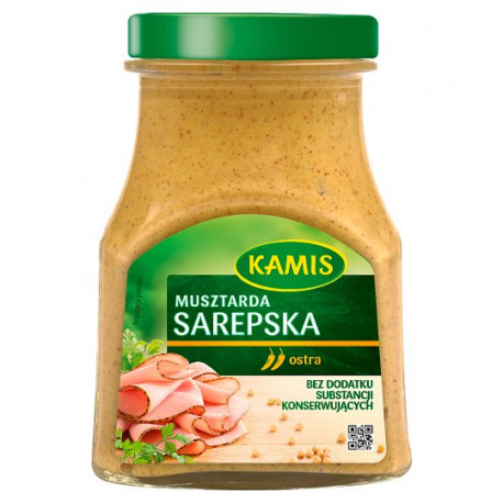 Kamis - sarepta mustard, net weight: 6.53 oz (185 g)