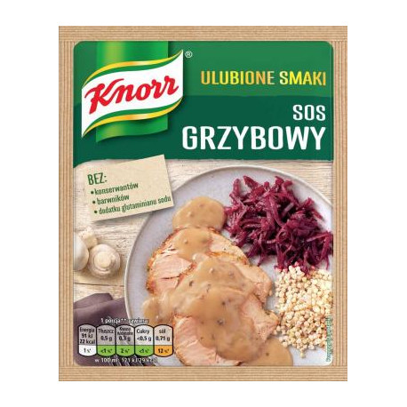 Knorr - mushroom sauce, net weight: 0.85 oz