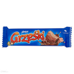 Grześki - wafer in chocolate, net weight: 1.27 oz