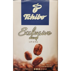 Tchibo Exclusive Decaf Ground Coffee, net weight: 8.8 oz