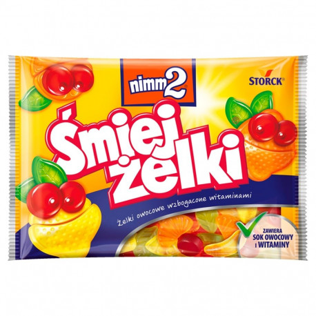 Nimm2 Śmiejżelki - fruity gummies, net weight: 3.53 oz