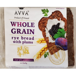 AVVA - whole grain bread with plums, net weight: 8.82 oz