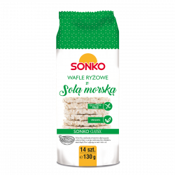 Sonko - rice cakes with sea salt, net weight: 4.58 oz