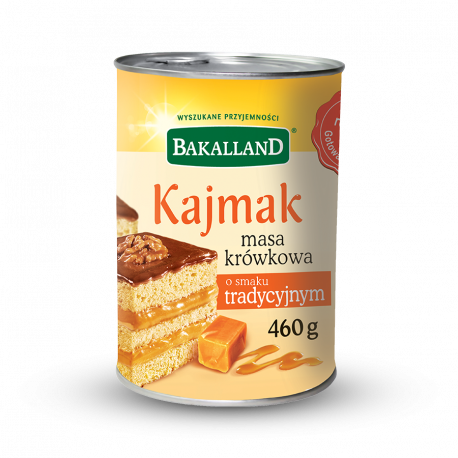 Bakalland - kajmak fudge caramel cream, net weight: 16.22 oz