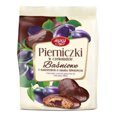 Skawa - chocolate covered gingerbread with plum filling, net weight: 5.29 oz
