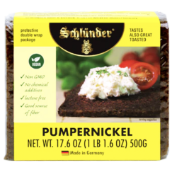 Schlunder - pumpernickel bread, net weight: 17.6 oz