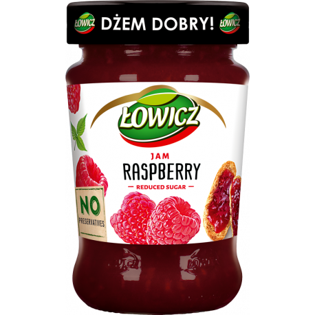 Łowicz - gooseberry and kiwi fruit jam, reduced sugar, net weight: 9.9 ...