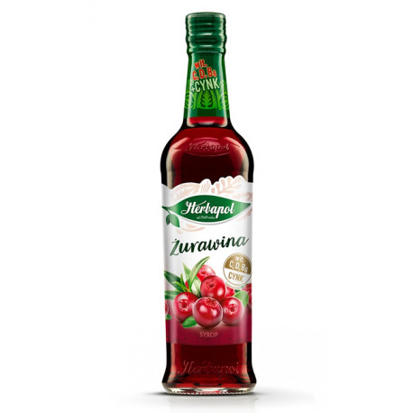 Herbapol - cranberry syrup, net content volume: 14.2 fl oz