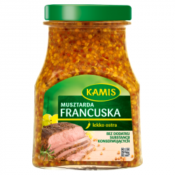 Kamis - French style mustard, net weight: 6.53 oz