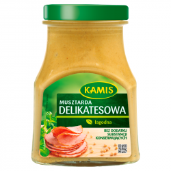 Kamis - delicatessen mustard, net weight: 6.53 oz