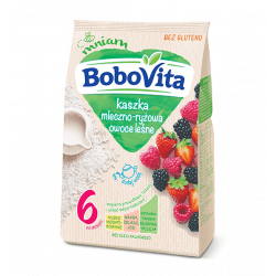 BoboVita - milky rice porridge with forest fruits, after 6th month, net weight: 8.11 oz