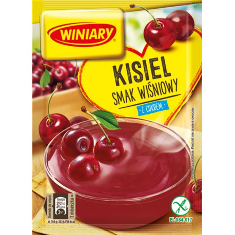 Winiary - cherry with sugar soft jelly, net weight: 2.72 oz