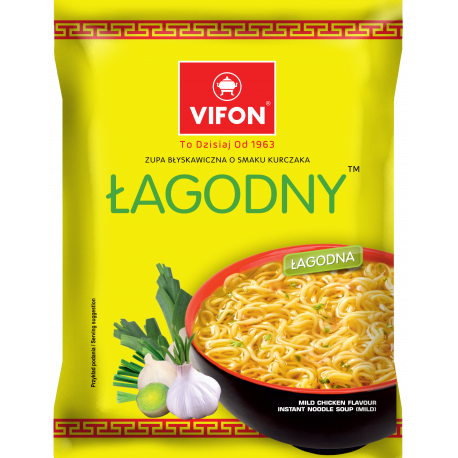 Vifon - chicken flavor instant noodle soup, mild, net weight: 2.47 oz