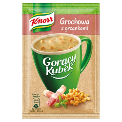 Knorr - instant pea soup with croutons, net weight: 0.74 oz