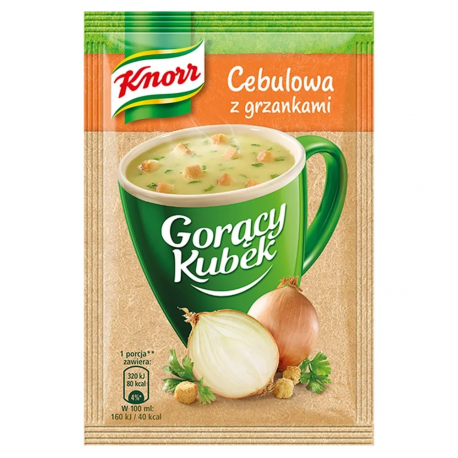 Knorr - instant onion soup with croutons, net weight: 0.6 oz