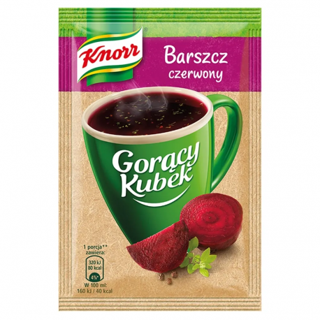 Knorr - instant red borsch, net weight: 0.5 oz