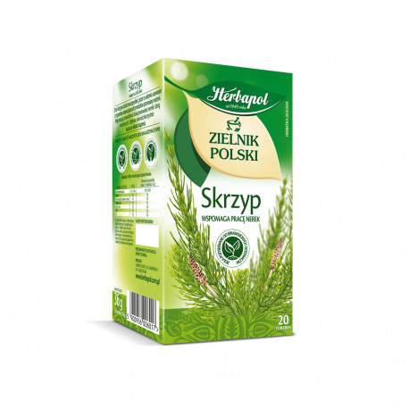 Polish Herb Garden - Horsetail, Herbal Tea, net weight: 1.27 oz (20 tea bags x 0.06 oz each)