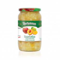 Vortumnus - szarlotka z brzoskwinią, jabłka prażone, masa netto: 780 g