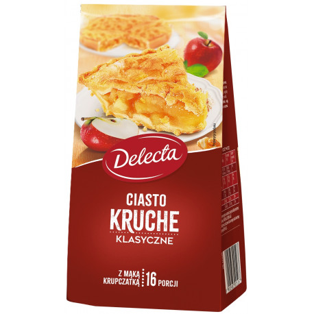 Delecta - crumble cake mix, net weight: 14.11 oz