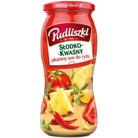 Pudliszki - sweet and sour sauce, hot, net weight: 17.64 oz