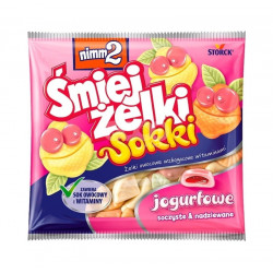 Nimm2 Smile Juice Yoghurt - fruity jelly candy enriched with vitamins, net weight: 3.17 oz
