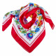 Folkstar - women's scarf - white Łowicz