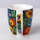 Folkstar - Stefania - mug in a decorative box - black Łowicz pattern, capacity: 13.19 fl oz