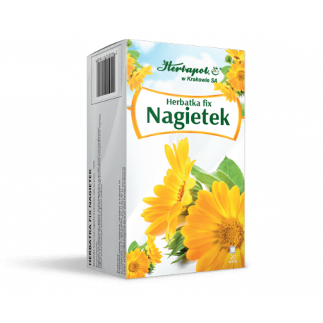 Herbal Tea Fix - Calendula, Herbal Tea, Dietary Supplement, net weight: 0.71 oz (20 sachets x 0.03 oz each)