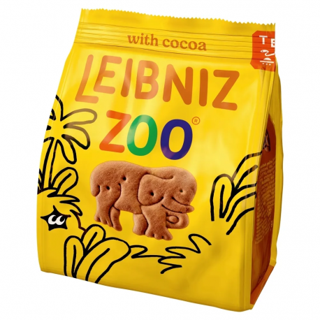 Leibniz ZOO Cocoa - butter biscuits, net weight: 3.53 oz